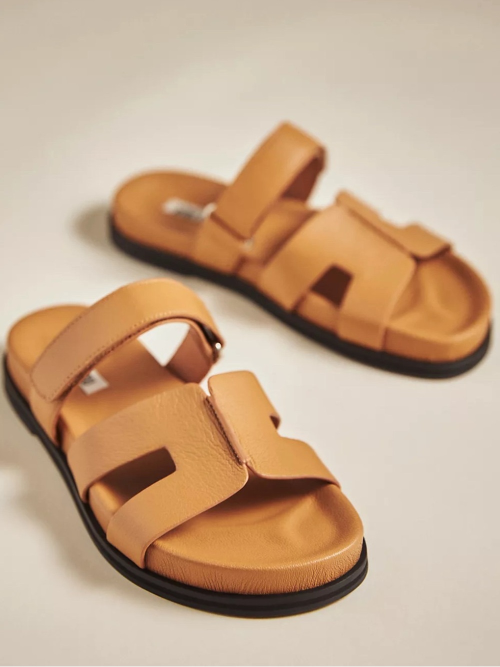Bibi Lou Tan Slide Sandals for Women
